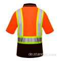 Klasse-3 hohe Sichtbarkeitsarbeit reflektierende Sicherheit Hi-Vis-Shirt